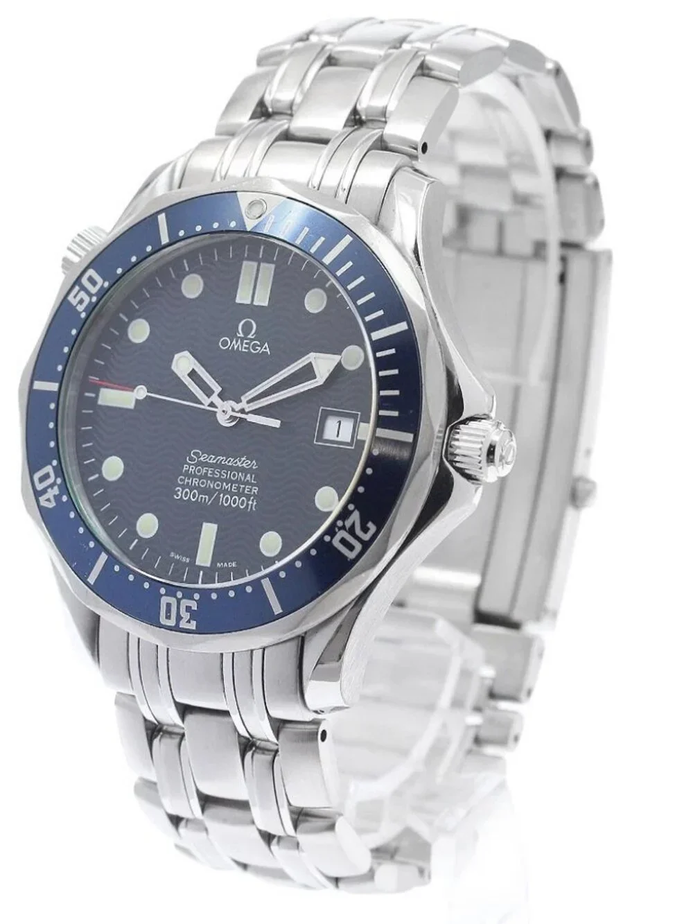 OMEGA Seamaster300 2531.80 Date Navy Dial Automatic Men's Watch